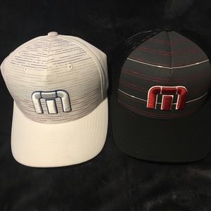 Travis Mathew snap back hats